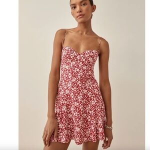 Reformation Women's Saskia Dress - Flower Girl - Size 4